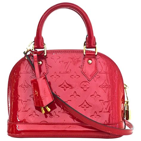 louis vuitton alma bb patent leather|Louis Vuitton Alma bb handbag.